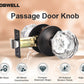 function of KNOBWELL Vintage Crystal Door Knobs Interior With Non-locking