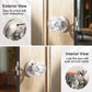 KNOBWELL Vintage Crystal Door Knobs For Interior Doors-DLC3