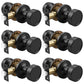 KNOBWELL 1 Pack Gold Door Knobs Interior, Privacy Door Knob for Bedroom or Bathroom, Heavy Duty Zinc-Alloy Privacy Door Knob, Gold Interior Door Knobs with Emergency Unlock