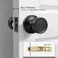 KNOBWELL 1 Pack Gold Door Knobs Interior, Privacy Door Knob for Bedroom or Bathroom, Heavy Duty Zinc-Alloy Privacy Door Knob, Gold Interior Door Knobs with Emergency Unlock