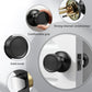 KNOBWELL 1 Pack Gold Door Knobs Interior, Privacy Door Knob for Bedroom or Bathroom, Heavy Duty Zinc-Alloy Privacy Door Knob, Gold Interior Door Knobs with Emergency Unlock