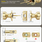 KNOBWELL 1 Pack Gold Door Knobs Interior, Privacy Door Knob for Bedroom or Bathroom, Heavy Duty Zinc-Alloy Privacy Door Knob, Gold Interior Door Knobs with Emergency Unlock