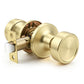 KNOBWELL 1 Pack Gold Door Knobs Interior, Privacy Door Knob for Bedroom or Bathroom, Heavy Duty Zinc-Alloy Privacy Door Knob, Gold Interior Door Knobs with Emergency Unlock