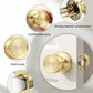 KNOBWELL 1 Pack Gold Door Knobs Interior, Privacy Door Knob for Bedroom or Bathroom, Heavy Duty Zinc-Alloy Privacy Door Knob, Gold Interior Door Knobs with Emergency Unlock