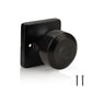 KNOBWELL Modern Square Interior Door Knobs-All Function