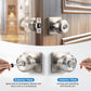 KNOBWELL Modern Square Interior Door Knobs-All Function
