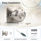 KNOBWELL Modern Square Interior Door Knobs-All Function