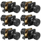 KNOBWELL 1 Pack Gold Door Knobs Interior, Privacy Door Knob for Bedroom or Bathroom, Square Shape Heavy Duty Zinc-Alloy Privacy Door Knob, Matte Gold Interior Door Knobs with Emergency Unlock