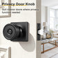 KNOBWELL 1 Pack Gold Door Knobs Interior, Privacy Door Knob for Bedroom or Bathroom, Square Shape Heavy Duty Zinc-Alloy Privacy Door Knob, Matte Gold Interior Door Knobs with Emergency Unlock