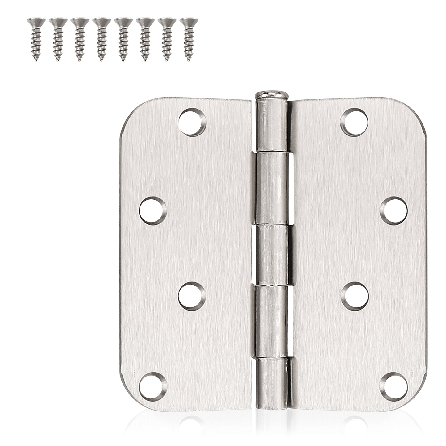 Satin Nickel  Door Hinges 4" x 4" with 5/8"