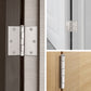 Satin Nickel Door Hinges - 3.5" x 3.5" inch - 1/4" Radius/ 5/8" Radius/ Square Corners - DH3535SN