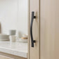 Wave Style Kitchen Cabinet Handles, Modern Dresser Drawer Pulls - Hole Spacing for 3-3/4'' - PD840