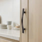 Wave Style Kitchen Cabinet Handles, Modern Dresser Drawer Pulls - Hole Spacing for 3-3/4'' - PD840