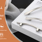 Wave Style Kitchen Cabinet Handles, Modern Dresser Drawer Pulls - Hole Spacing for 3'' - PD840SF76/ PD840BSN76