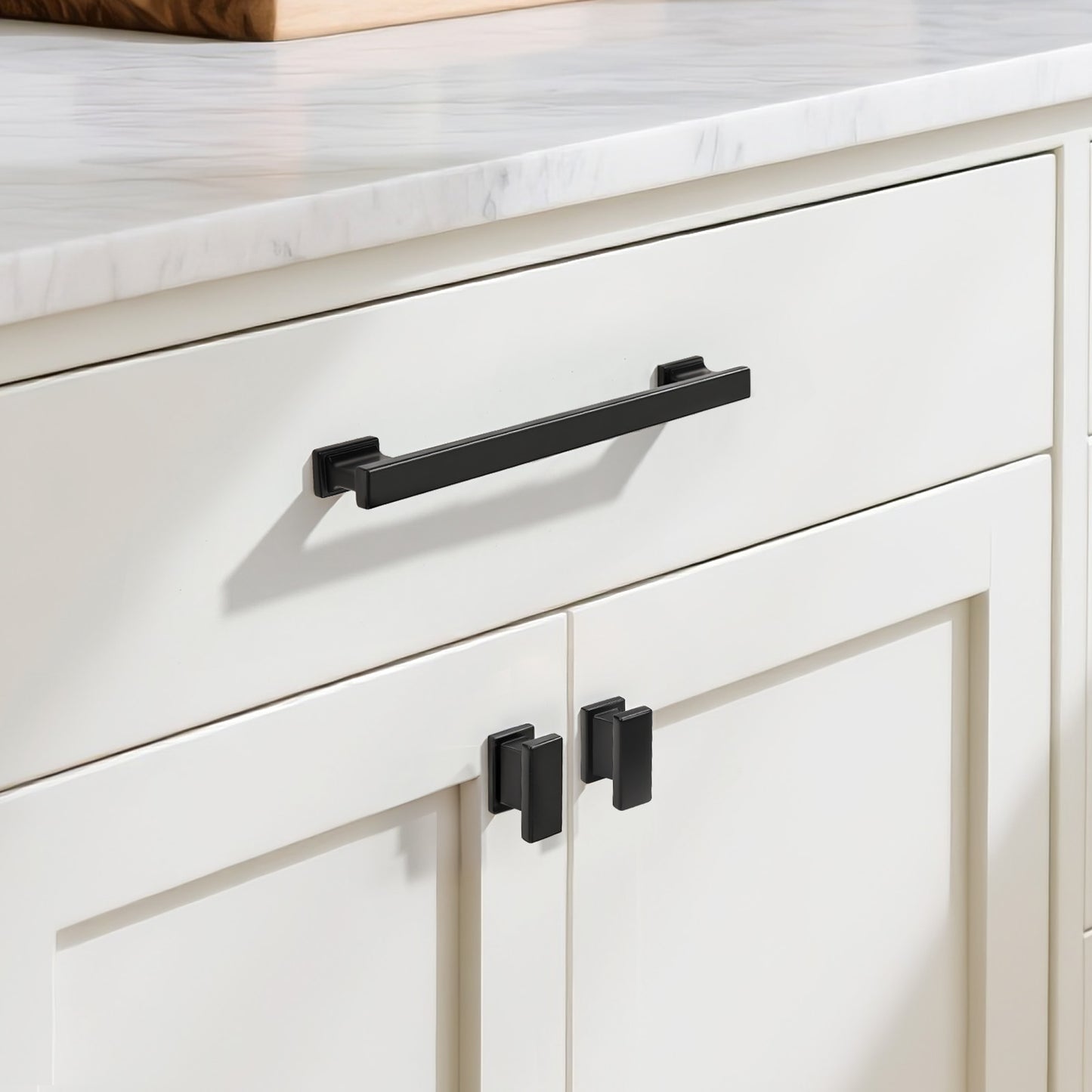 KNOBWELL Zinc Alloy Solid Kitchen Cabinet Handles Drawer Pulls - PD92002
