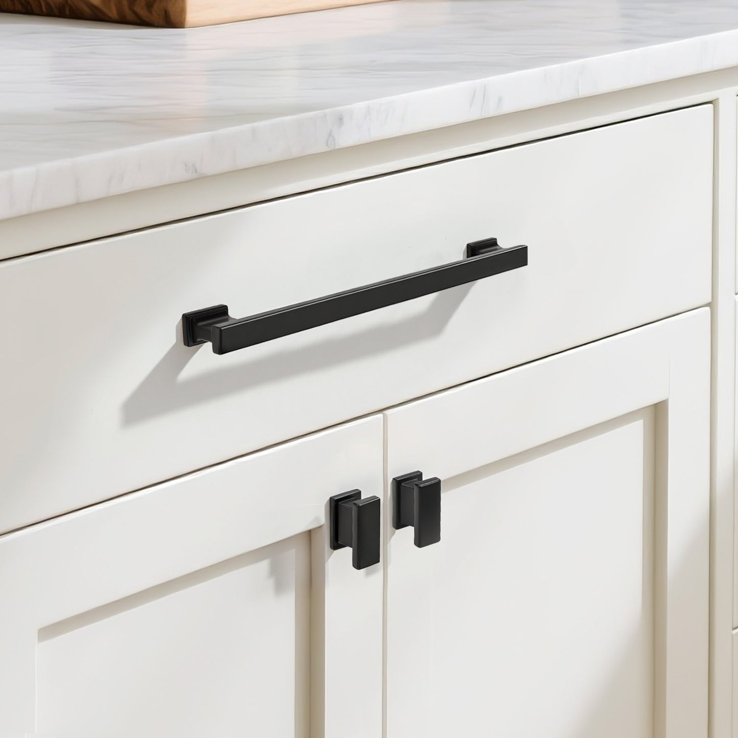 KNOBWELL Zinc Alloy Solid Kitchen Cabinet Handles Drawer Pulls - PD92002
