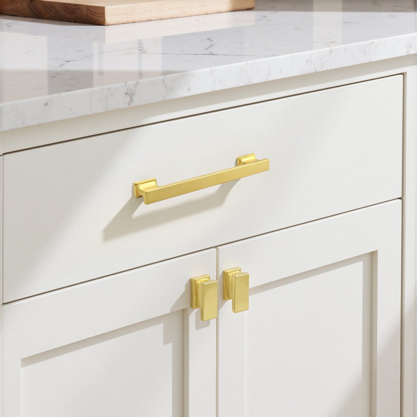 KNOBWELL Zinc Alloy Solid Kitchen Cabinet Handles Drawer Pulls - PD92002