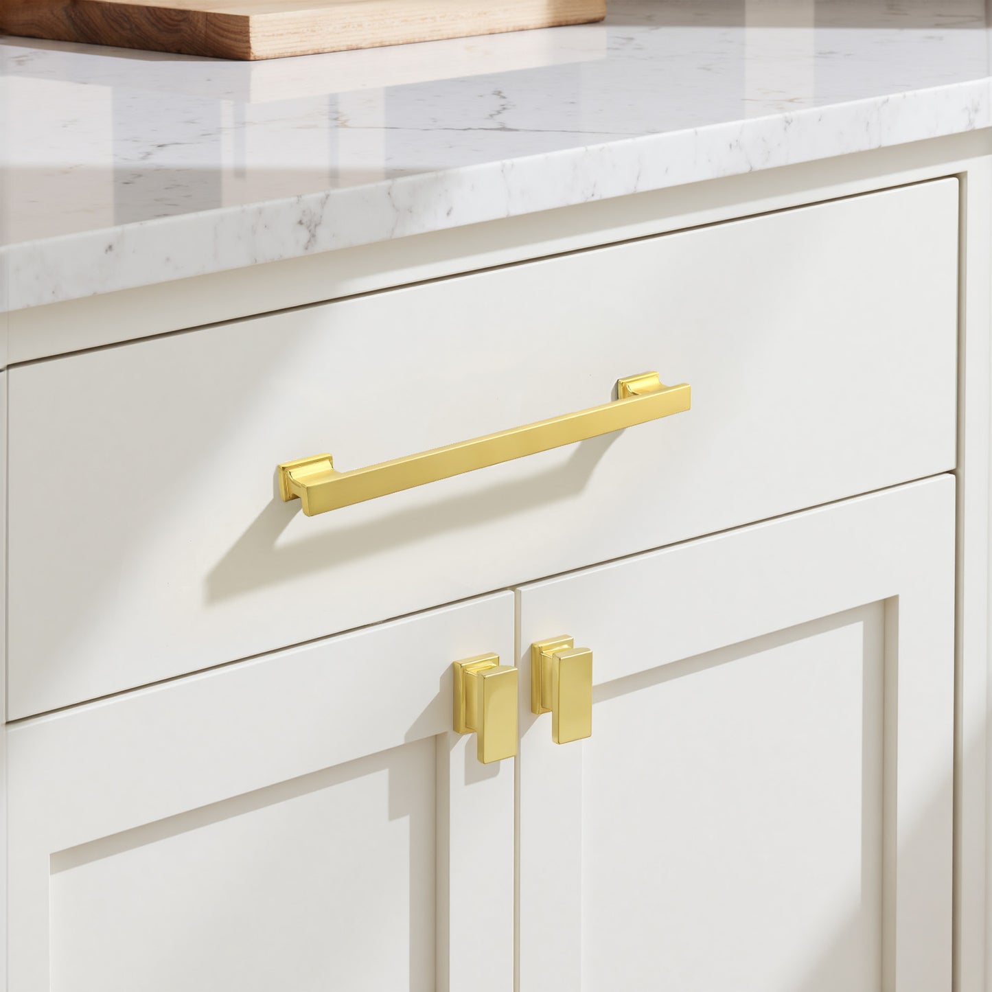 KNOBWELL Zinc Alloy Solid Kitchen Cabinet Handles Drawer Pulls - PD92002