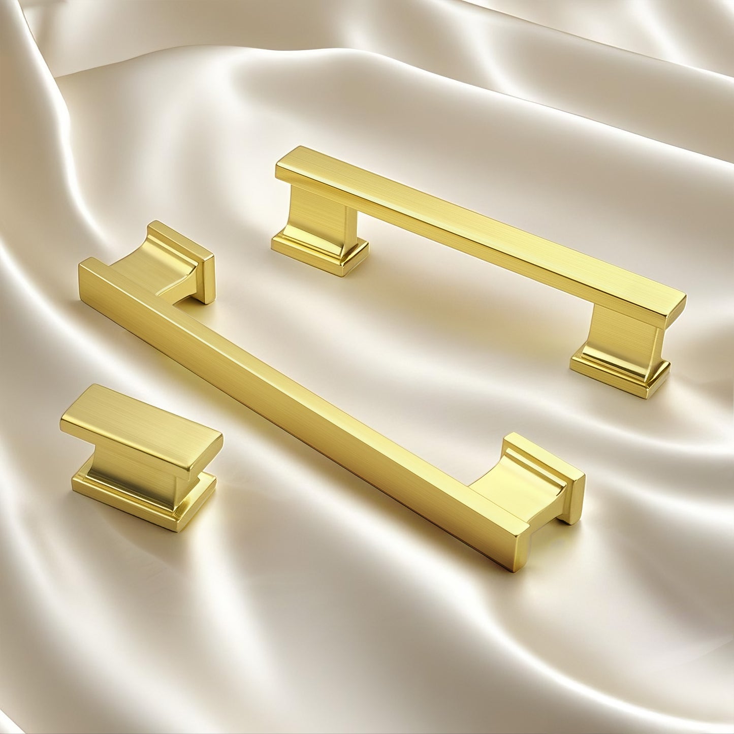 KNOBWELL Zinc Alloy Solid Kitchen Cabinet Handles Drawer Pulls - PD92002