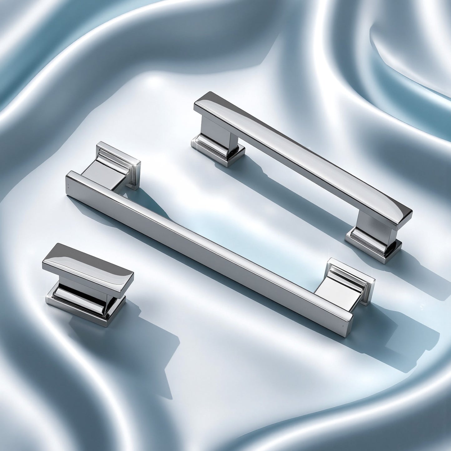 KNOBWELL Zinc Alloy Solid Kitchen Cabinet Handles Drawer Pulls - PD92002