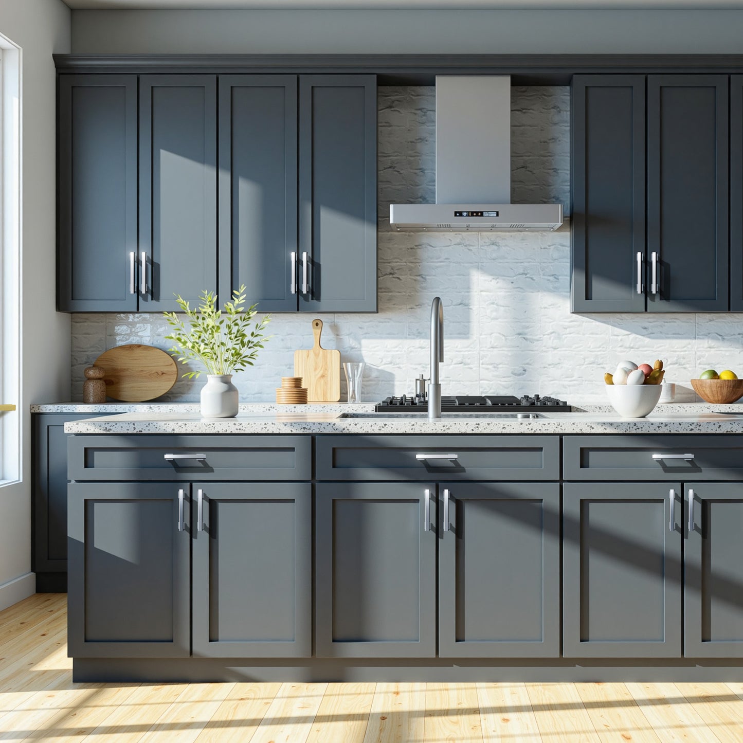 KNOBWELL Zinc Alloy Solid Kitchen Cabinet Handles Drawer Pulls - PD92002