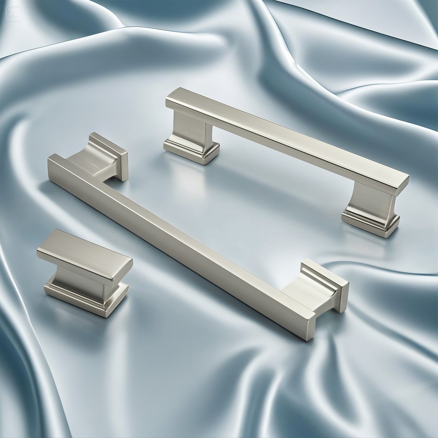 KNOBWELL Zinc Alloy Solid Kitchen Cabinet Handles Drawer Pulls - PD92002