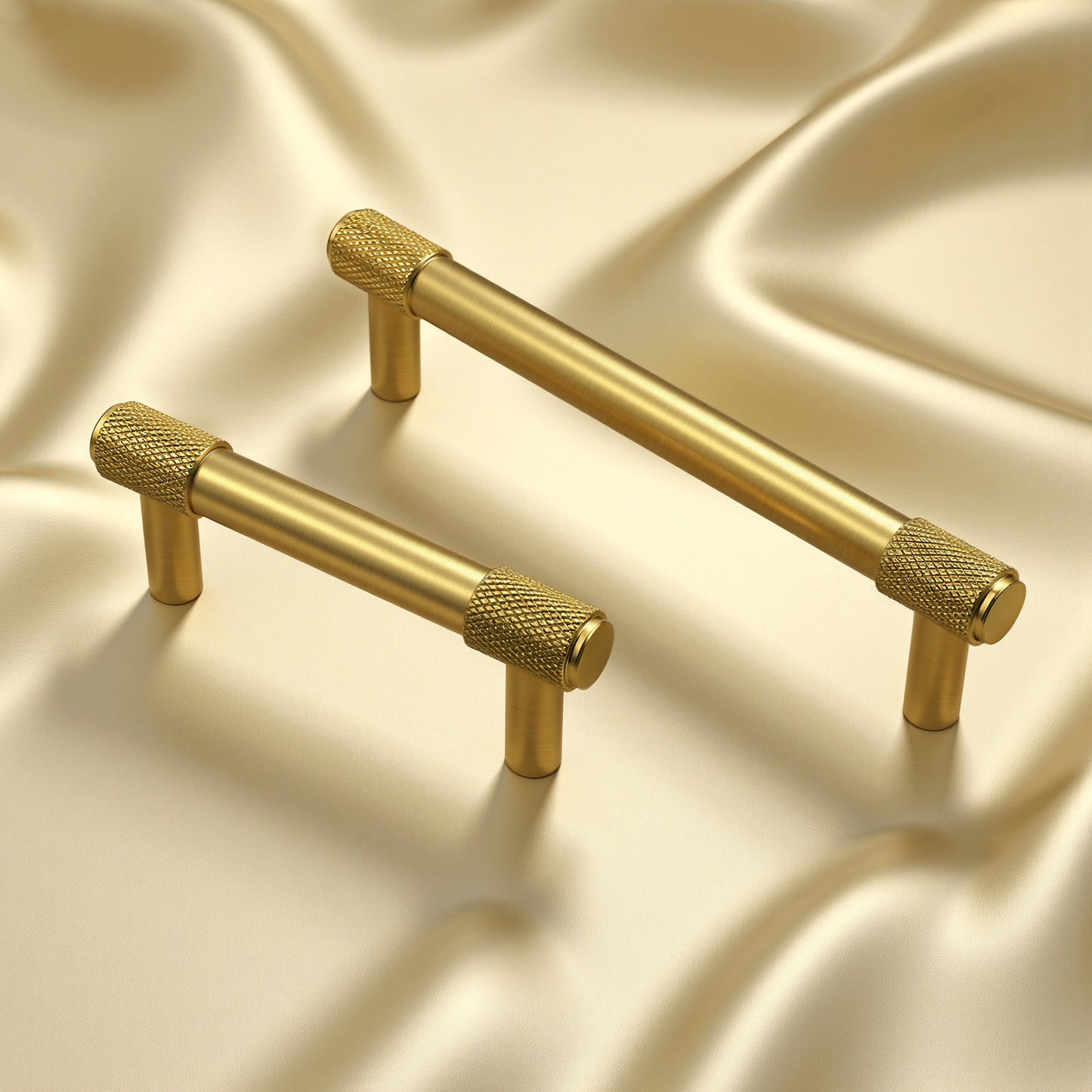 KNOBWELL Aluminum Alloy Solid Kitchen Cabinet Handles Drawer Pulls Cabinet Pulls - PDT02