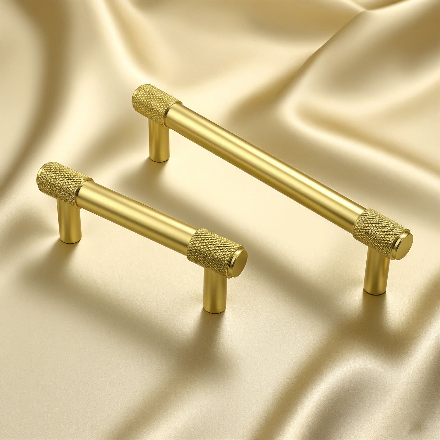 KNOBWELL Aluminum Alloy Solid Kitchen Cabinet Handles Drawer Pulls Cabinet Pulls - PDT02