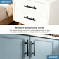 KNOBWELL Cabinet Pulls - Solid Cabinet Handles, Fade-Resistant Surface - Drawer Pulls Kitchen Hardware for Modern Dresser Cupboard Furniture-PDT04