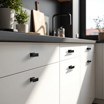 KNOBWELL Zinc Alloy Solid Kitchen Cabinet Handles Drawer Pulls - PD92002