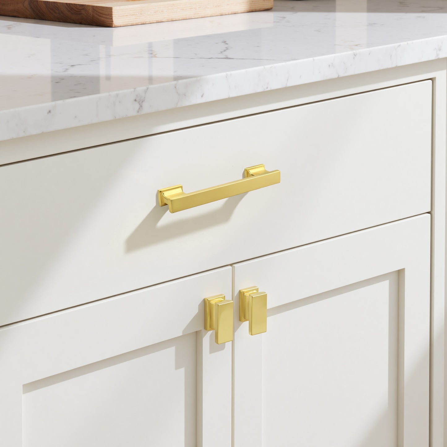 KNOBWELL Zinc Alloy Solid Kitchen Cabinet Handles Drawer Pulls - PD92002