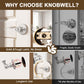 Compare with KNOBWELL Wave Style Brushed Nickel Privacy Door Locksets for Home Hardware