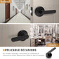 KNOBWELL Modern Bed and Bath Door Handles with Lock – Privacy & Passage