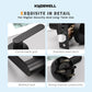 KNOBWELL Modern Bed and Bath Door Handles with Lock – Privacy & Passage