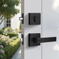 KNOBWELL Heavy Duty Double Cylinder Keyed Entry Door Lever with Deadbolt