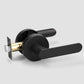 KNOBWELL Black Passage Door Handle Sets Without Lock For Hallway
